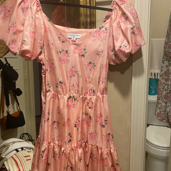 LoveShackFancy for Target pink floral dress - Picture 3 of 3